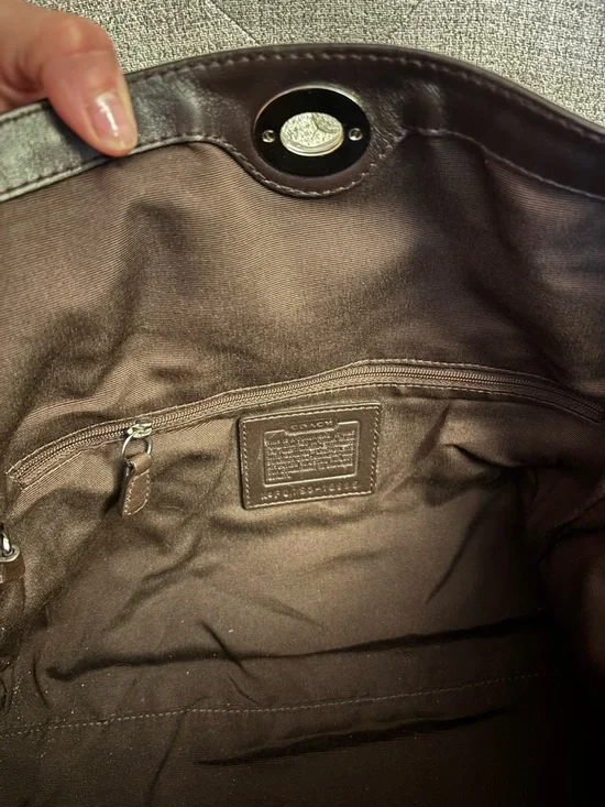 Coach Chelsea Optic Signature Satchel with Braided Handles❤️🤩‼️ - Picture 9 of 11